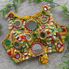 Navratari Special Real Mirror With Real Kaudi Blouse Wholesale Price In Surat